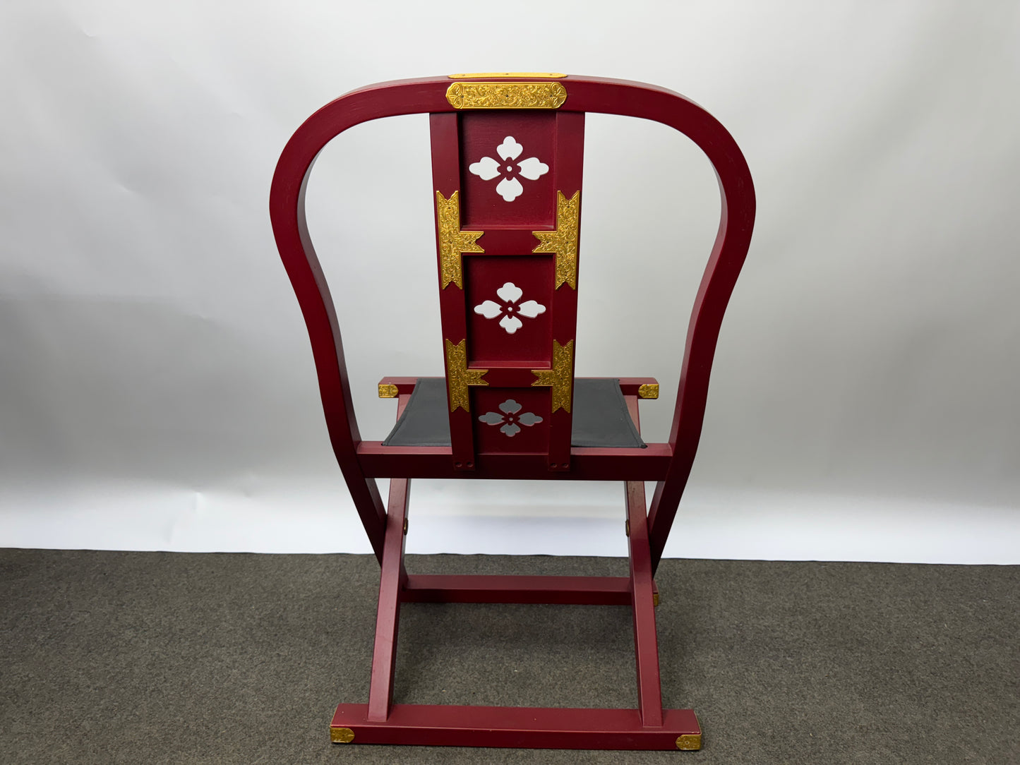Y9048 Buddhist Altar Equipment Monk folding chair Japan antique Buddhism temple