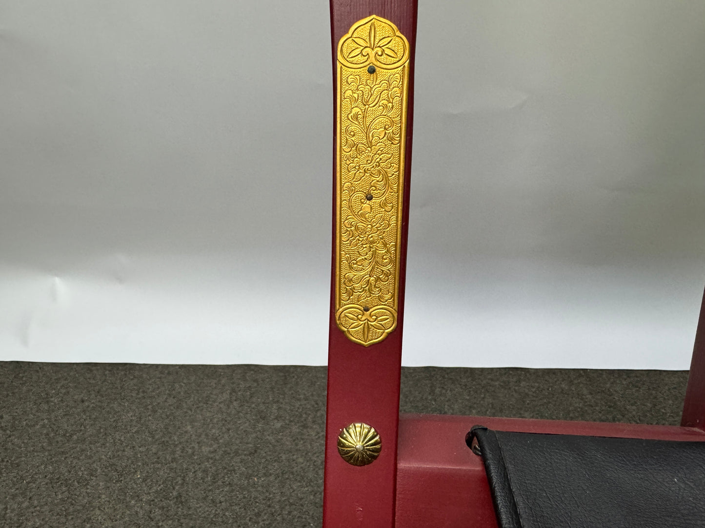 Y9048 Buddhist Altar Equipment Monk folding chair Japan antique Buddhism temple