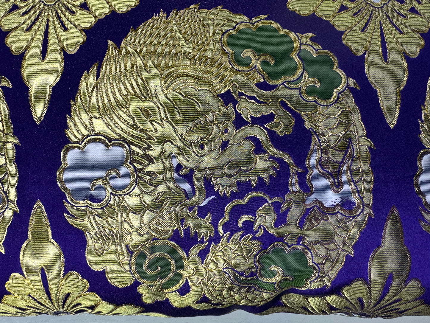 Y9049 Buddhist Altar Equipment Monk cushion Dragon embroidery Japan antique