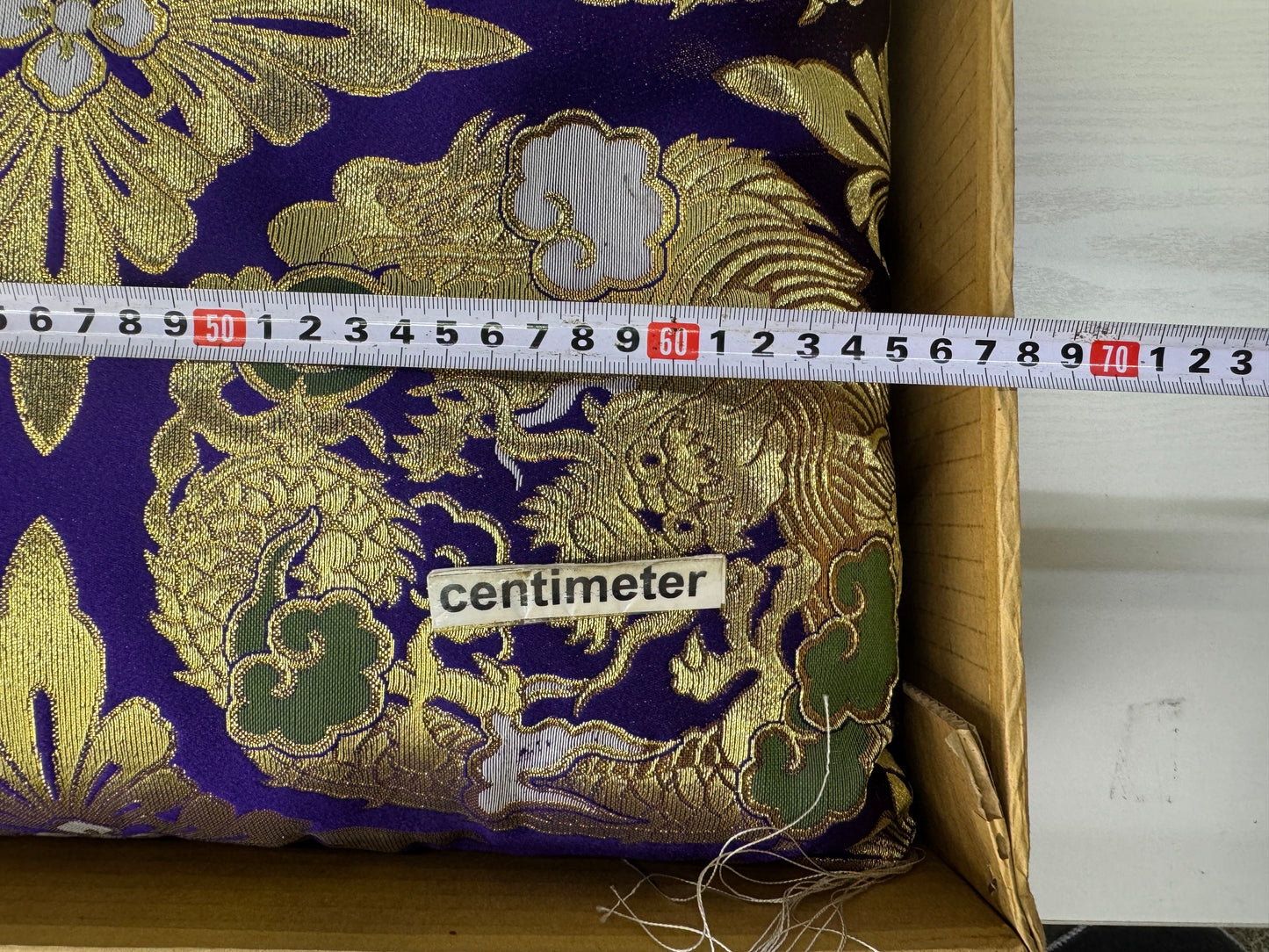 Y9049 Buddhist Altar Equipment Monk cushion Dragon embroidery Japan antique