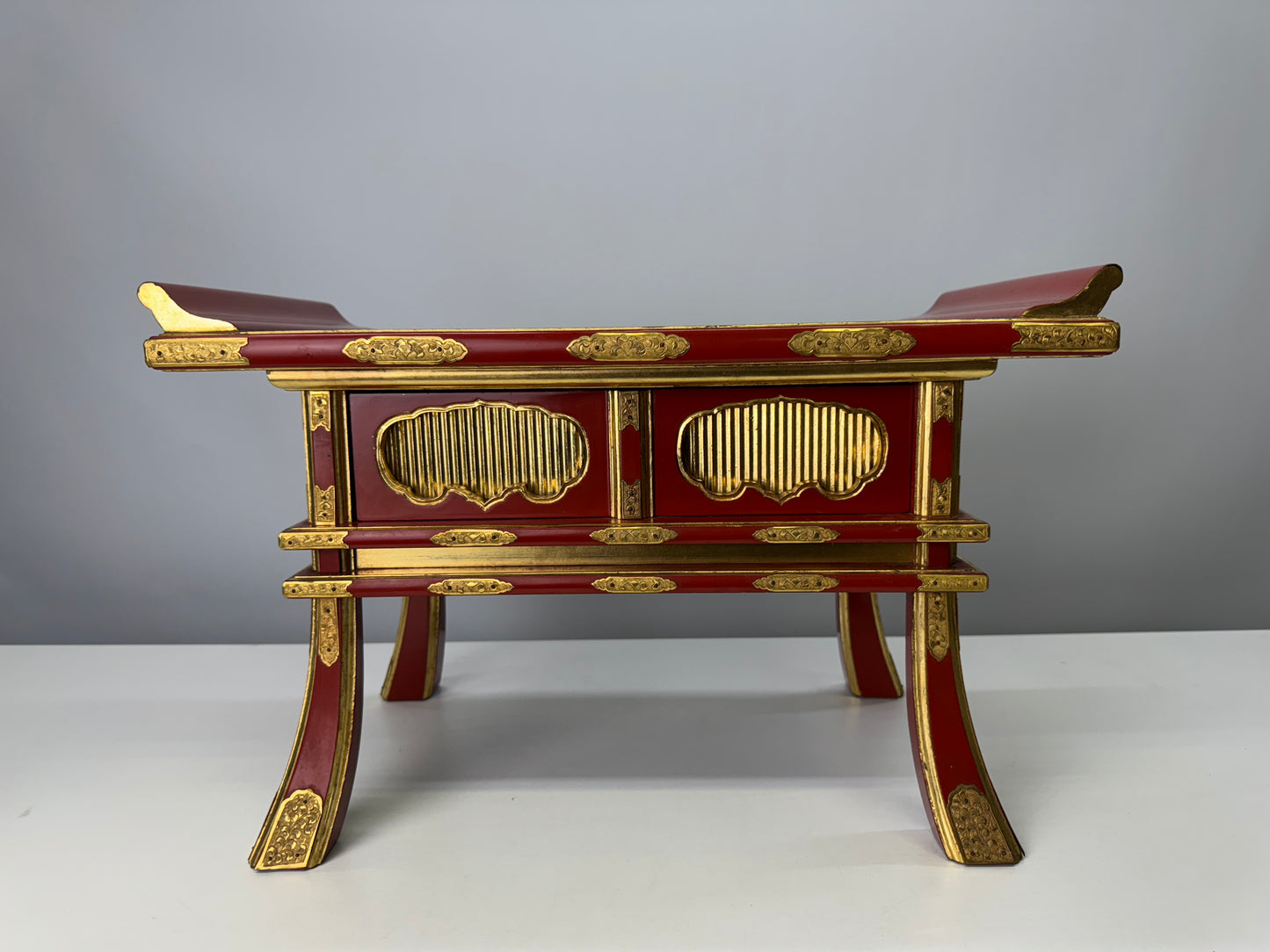 Y9050 Buddhist Altar Equipment sutra reading desk Japan antique Buddhism temple