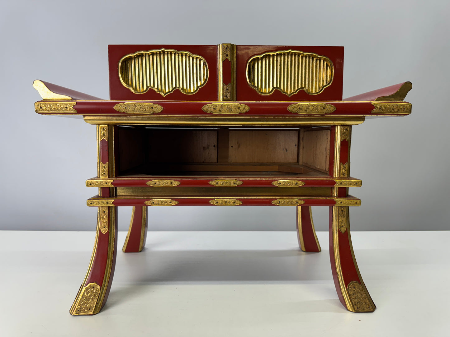 Y9050 Buddhist Altar Equipment sutra reading desk Japan antique Buddhism temple