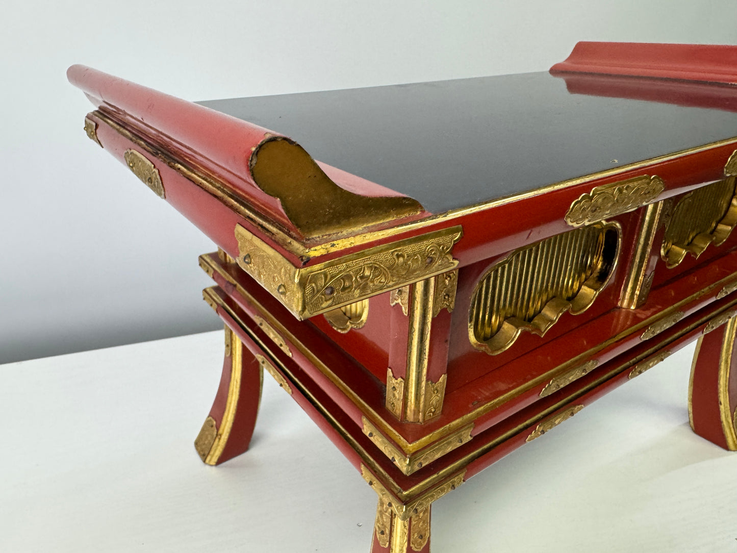 Y9050 Buddhist Altar Equipment sutra reading desk Japan antique Buddhism temple