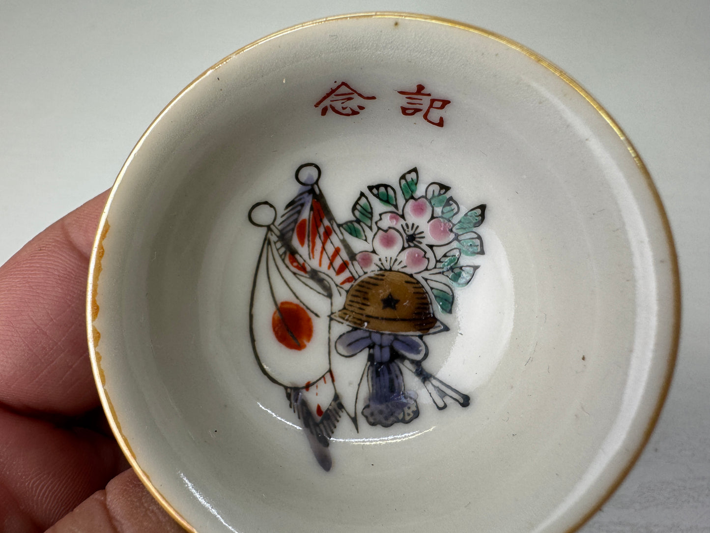 Y9073 Imperial Japan Army Sake cup sakazuki set of 10 Japanese WW2 vintage