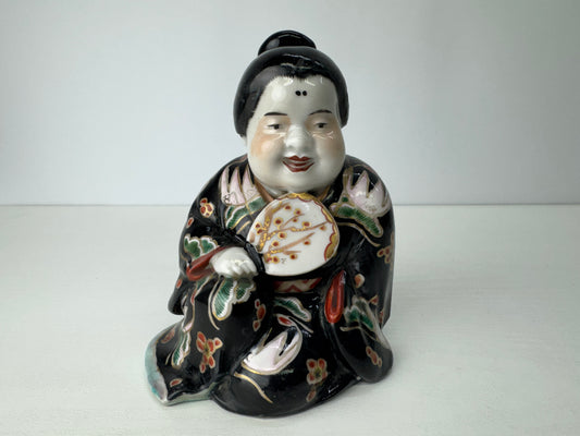 Y9106 STATUE Koimari kimono woman figurine Japan antique figure interior decor