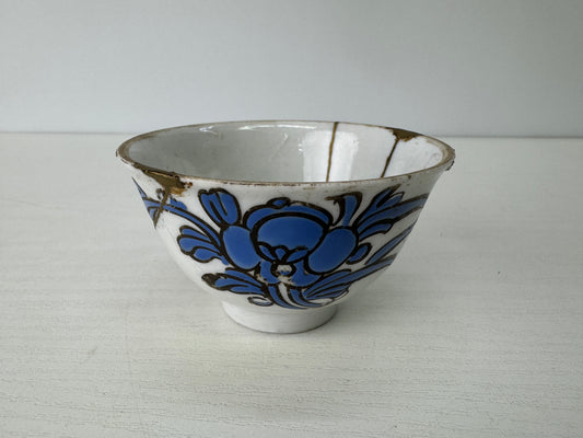 Y9112 CHAWAN Sencha cup bowl kintsugi China antique tea ceremony pottery art