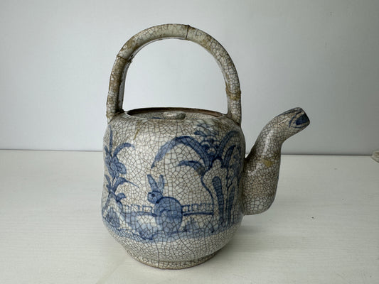 Y9124 MIZUSASHI Mino-ware  water pot Edo period Japan antique tea ceremony