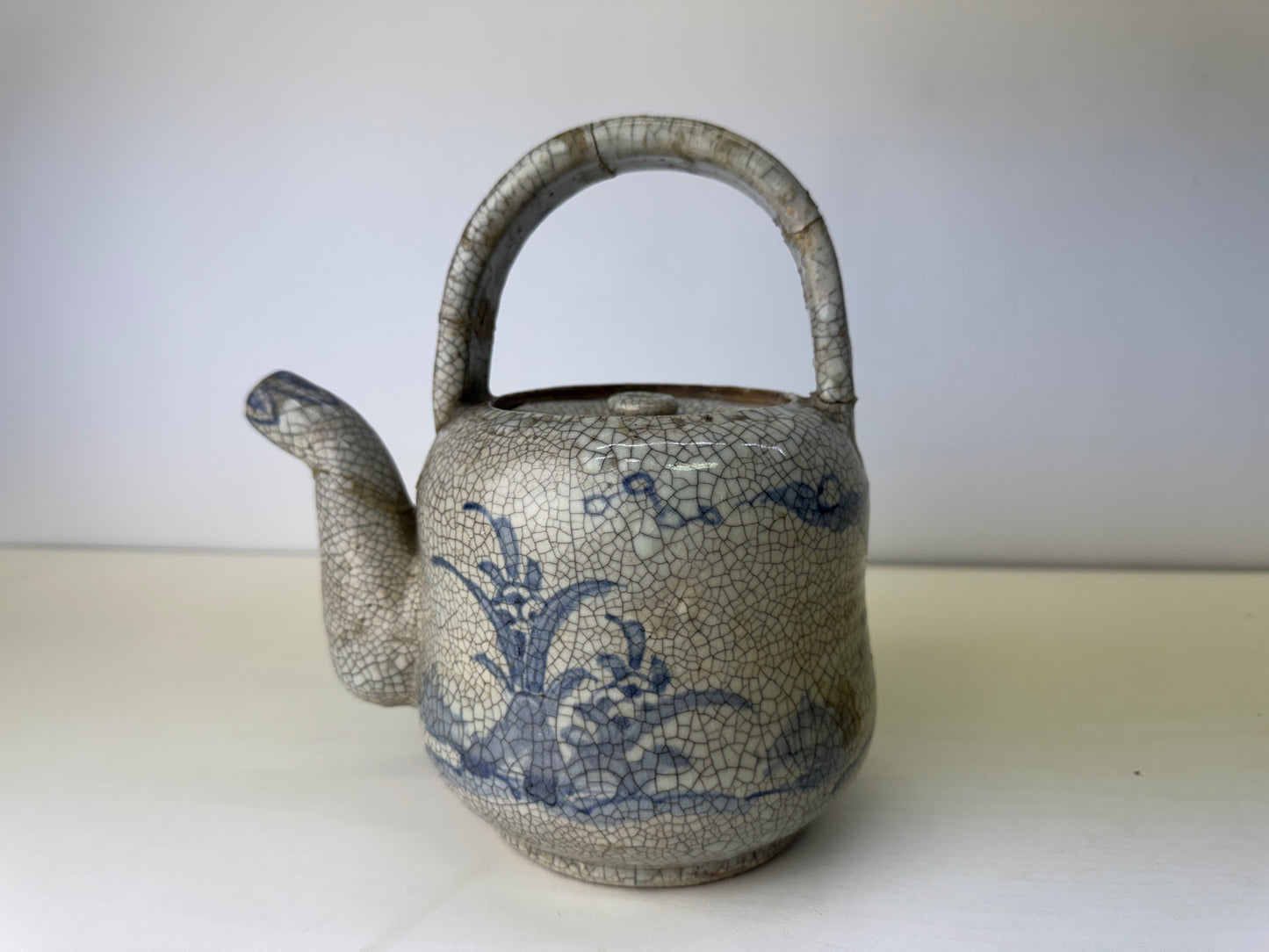 Y9124 MIZUSASHI Mino-ware  water pot Edo period Japan antique tea ceremony