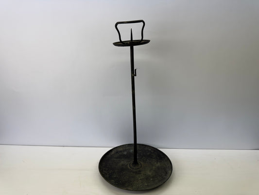 Y9145 Buddhist Altar Equipment Copper Candle holder Japan antique Buddhism