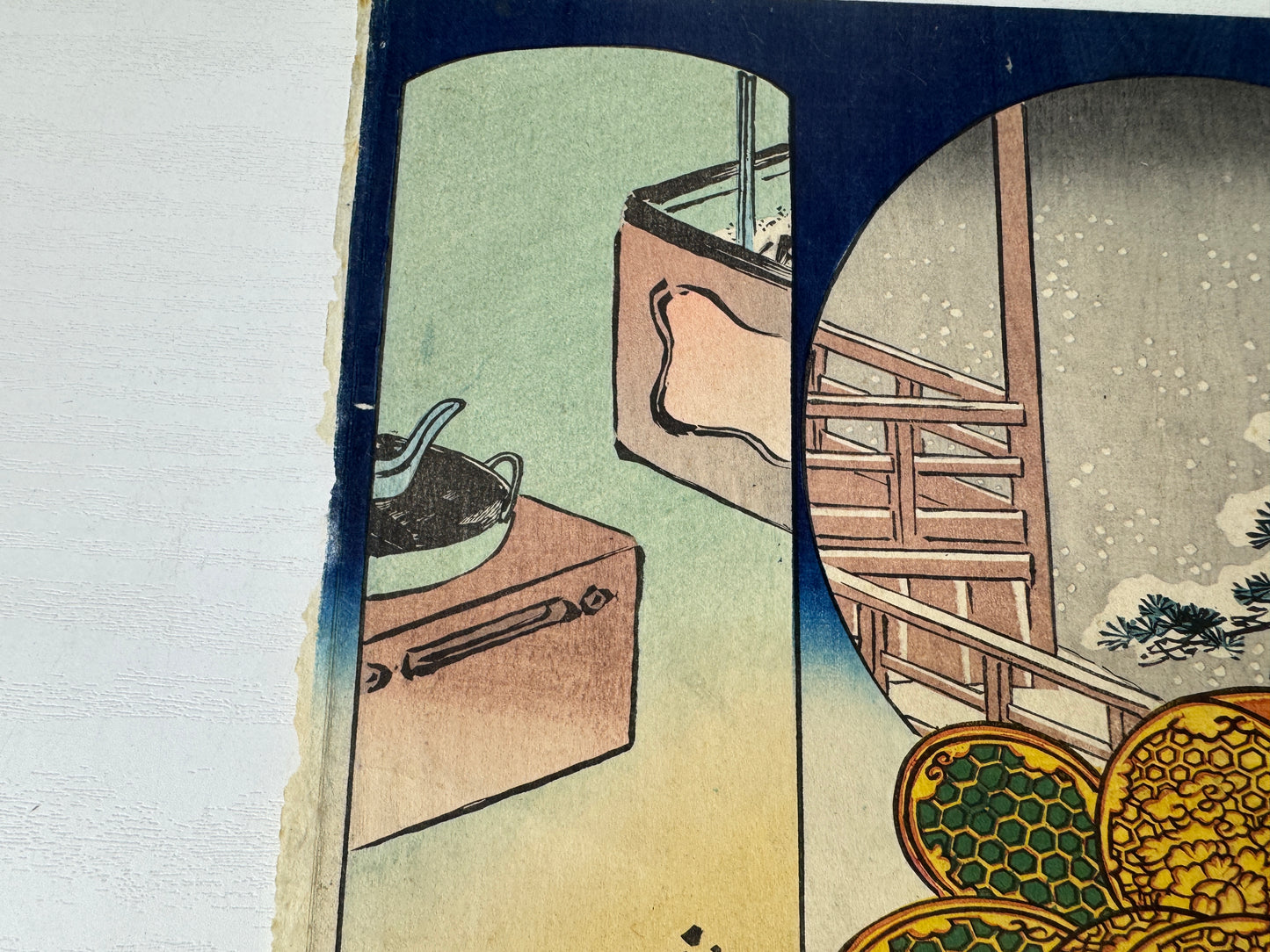 Y9162 WOODBLOCK PRINT Hiroshige Toyokuni Portrait Japan Ukiyoe antique interior