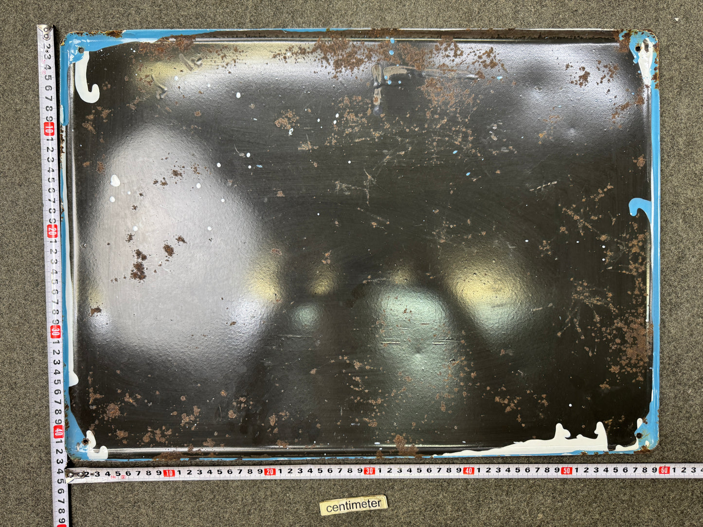 Y9181 SIGNBOARD Enamel sign Crown Cola Japan antique wall decor interior vintage
