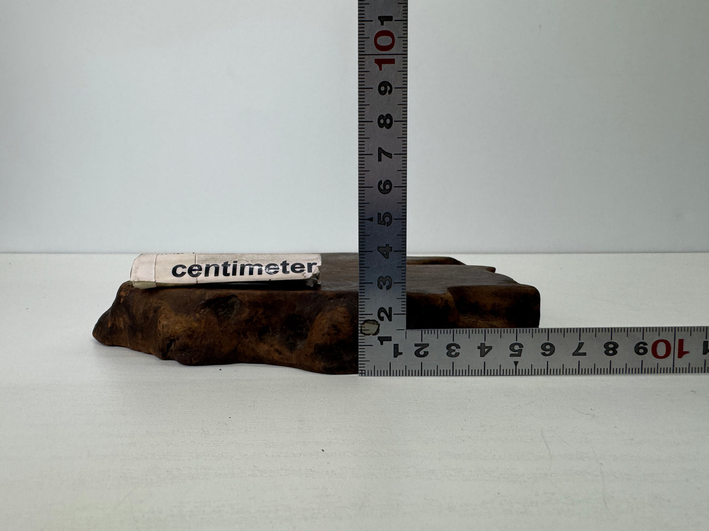 Y9206 FLOWER STAND wooden small natural wood Japan antique ikebana floral decor