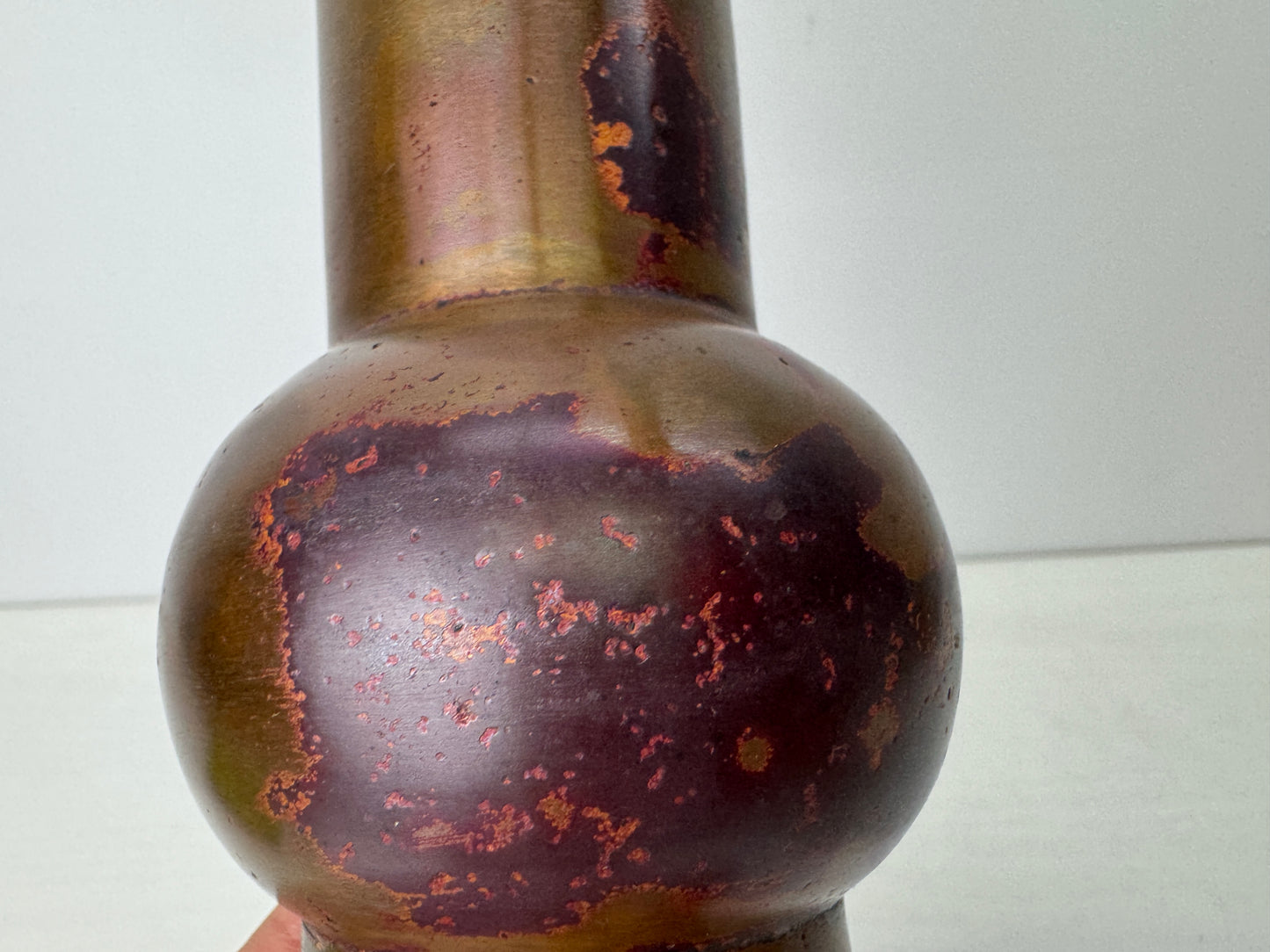 Y9219 FLOWER VASE Murashido signed box Japan ikebana floral arrangement interior