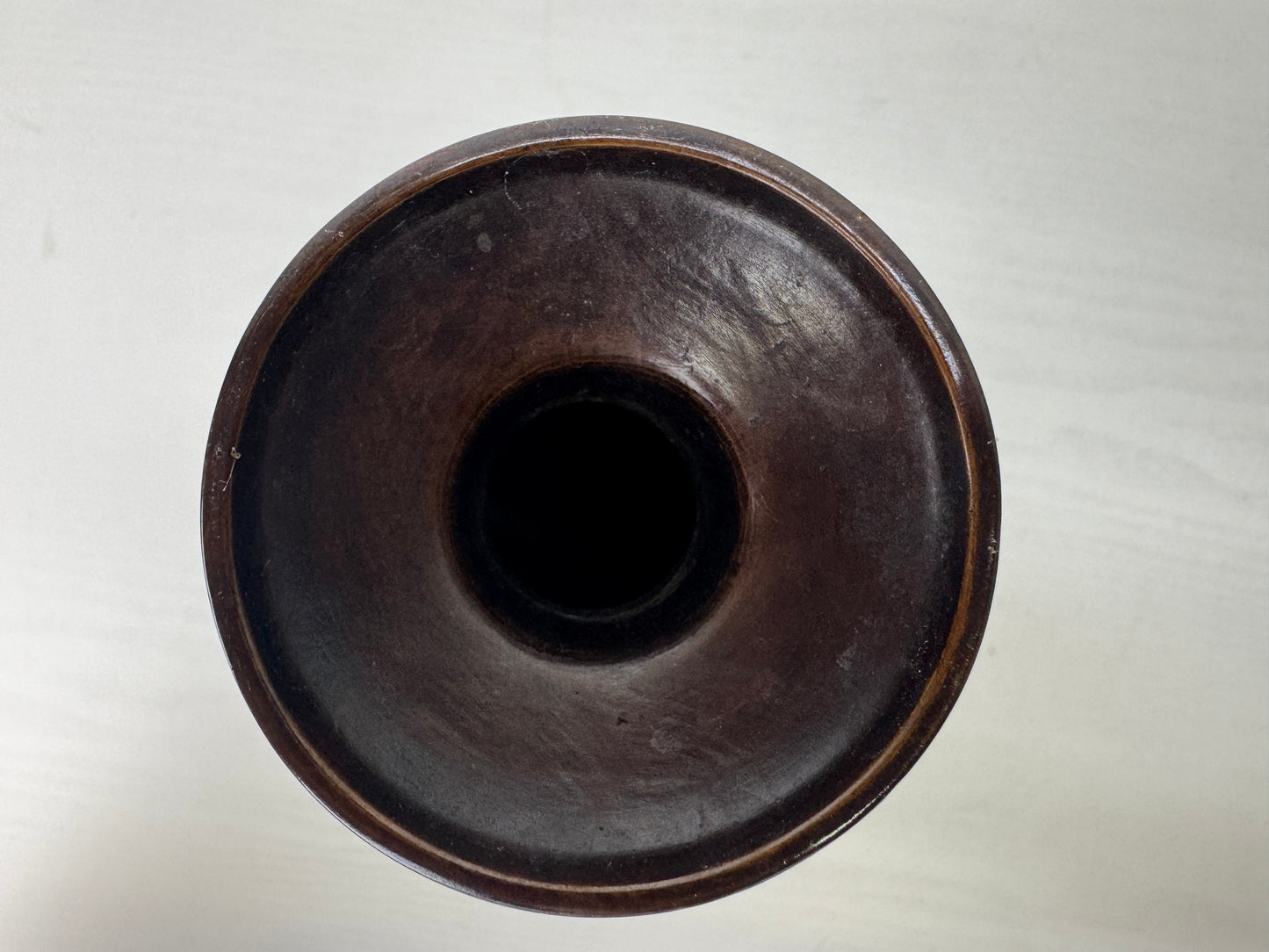Y9220 FLOWER VASE Copper handle box Japan ikebana floral arrangement interior
