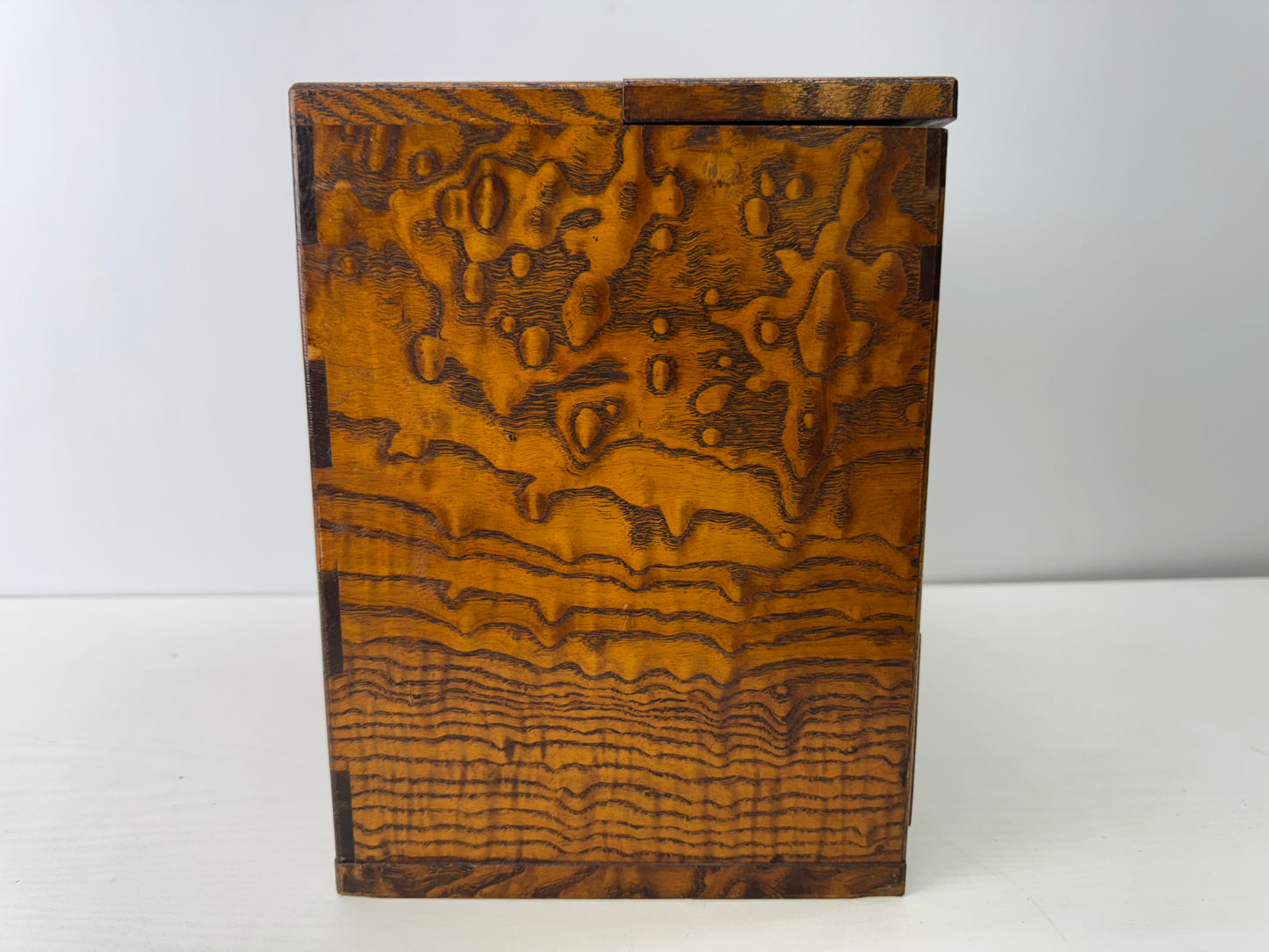 Y9267 TANSU Tamamoku wooden small chest of drawers sewing box Japan antique