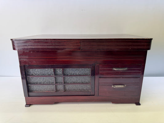 Y9268 TANSU Lacquer-painted small chest of drawers Japan antique furniture