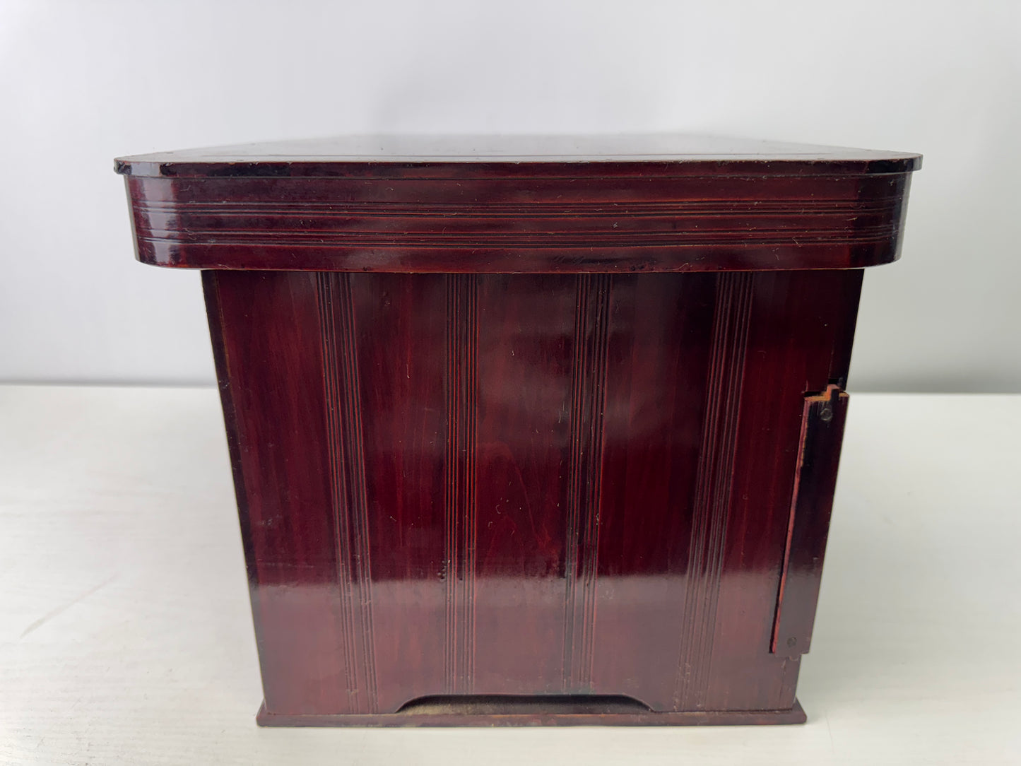 Y9268 TANSU Lacquer-painted small chest of drawers Japan antique furniture