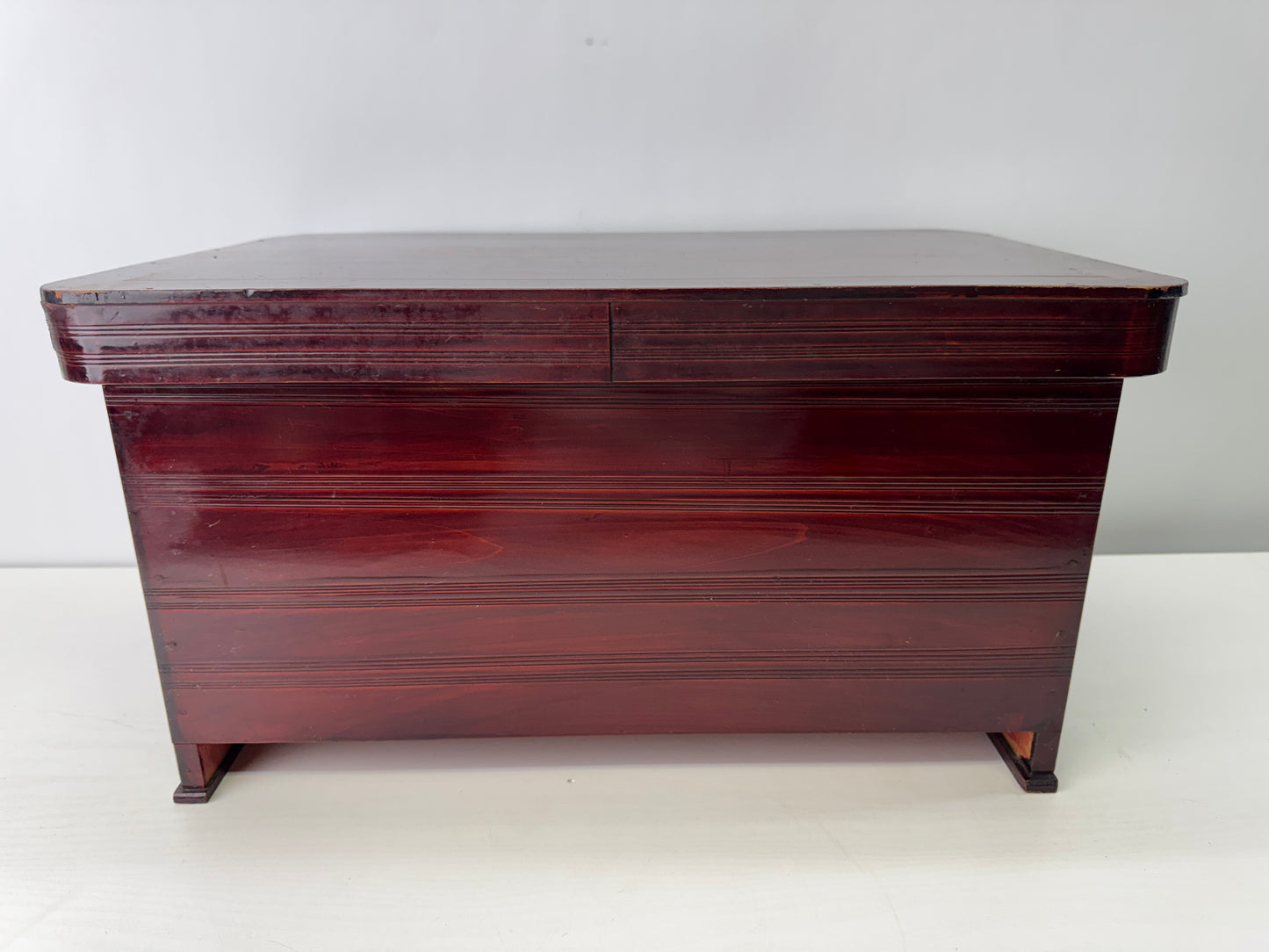 Y9268 TANSU Lacquer-painted small chest of drawers Japan antique furniture