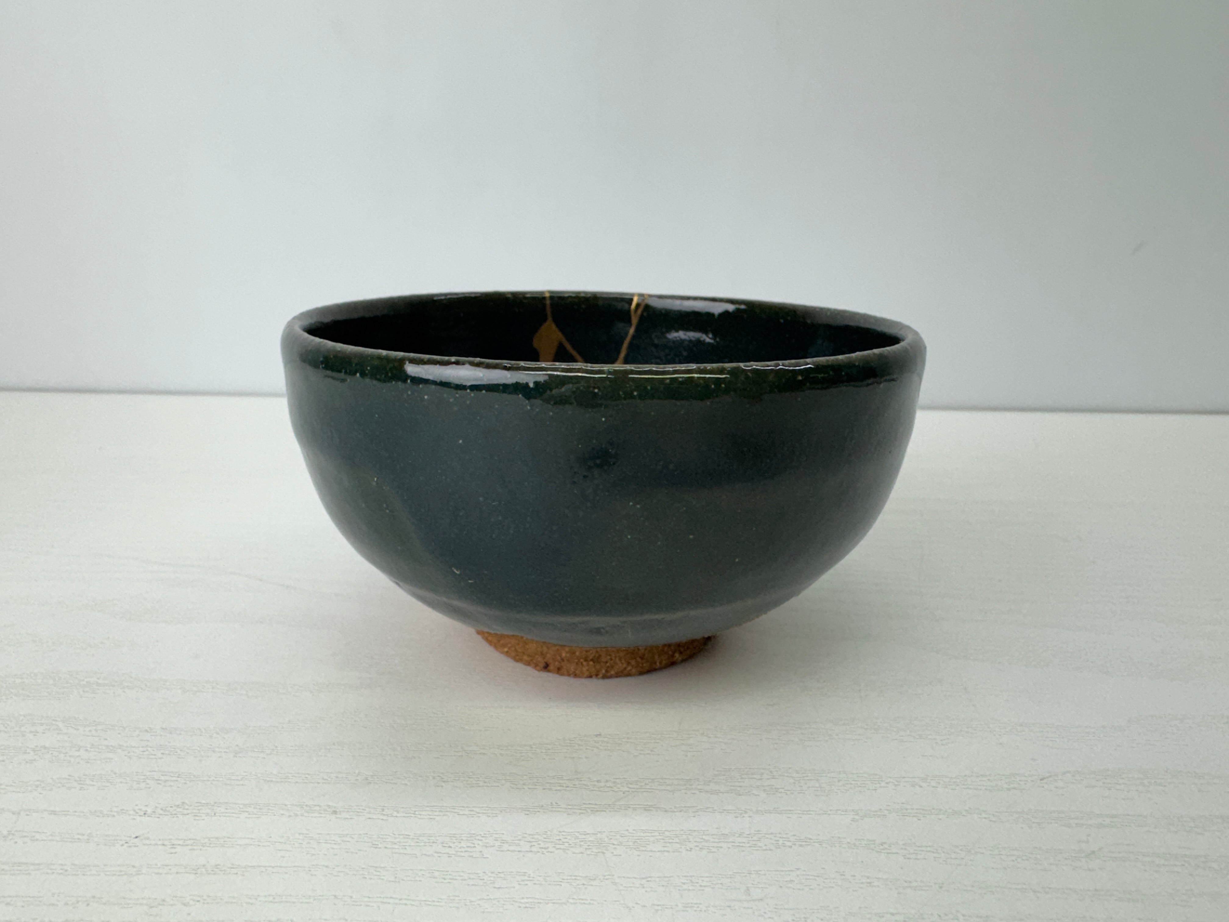 471『黒釉 抹茶茶碗』　　/骨董 古美術 茶道具 古民芸 antique 楽天市場】【中古】【タイムセール55%オフ】【茶道具】薩摩焼