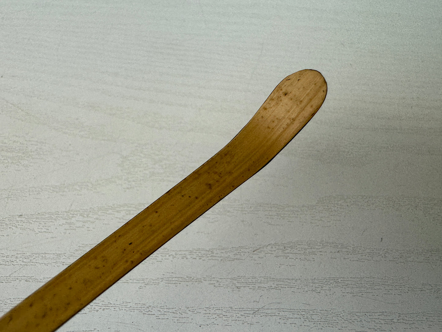 Y9290 CHASHAKU Bamboo Makie scoop spoon signed box Japan Tea Ceremony antique