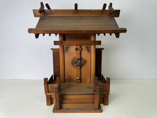 Y9315 KAMIDANA wooden Shinto alatr balustrade Japan antique Buddhism Buddhist
