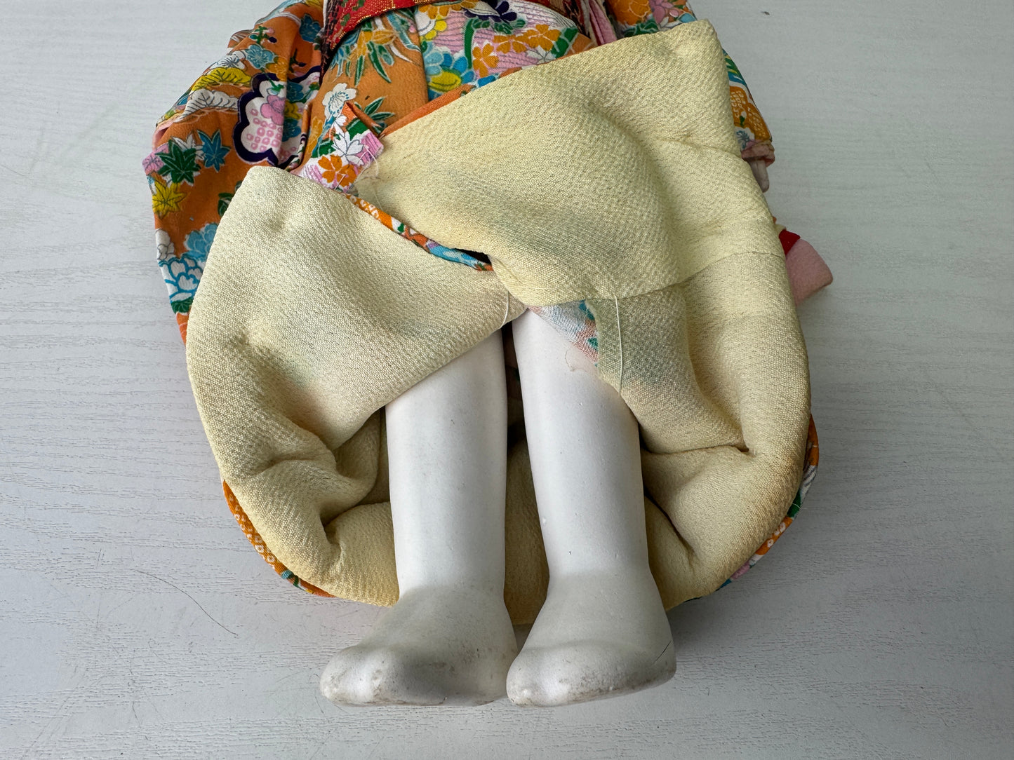 Y9322 NINGYO Japanese Ichimatsu doll girl kimono Japan antique figure figurine