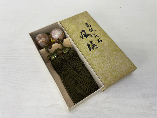 Y9336 FUCHIN box tassel ornament Japan kakejiku Hanging Scroll Weight interior