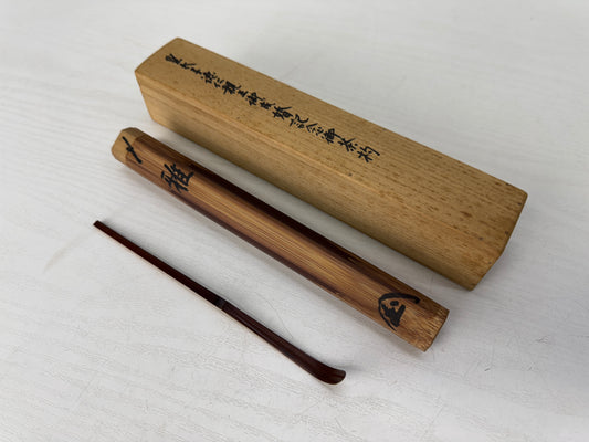 Y9338 CHASHAKU Bamboo Matcha scoop spoon Japan Tea Ceremony utensil antique