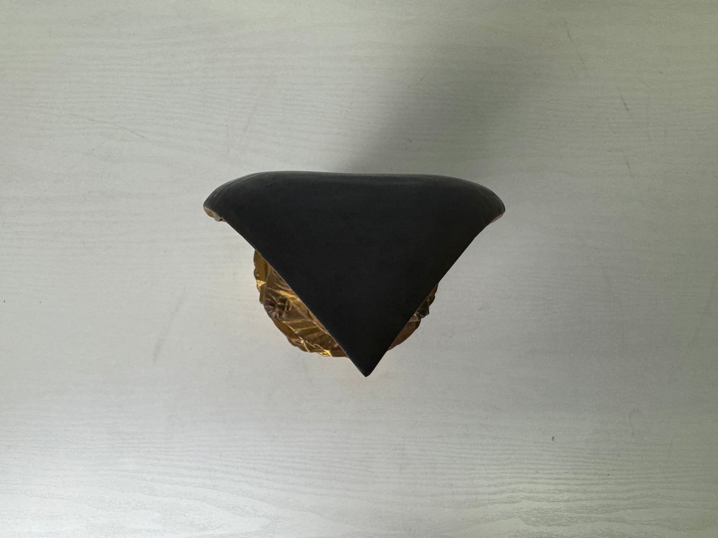 Y9379 STATUE wooden seated Buddha figurine Japan antique figure interior decor