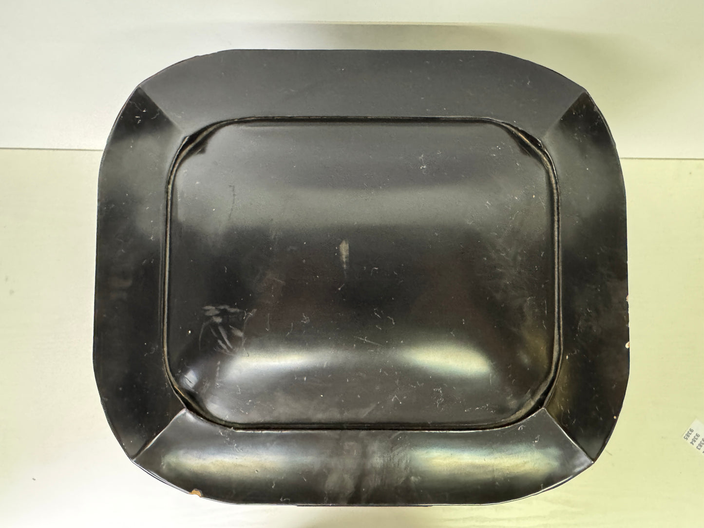 Y9381 OKIMONO Black lacquered Shrine gold fittings Japan antique interior decor