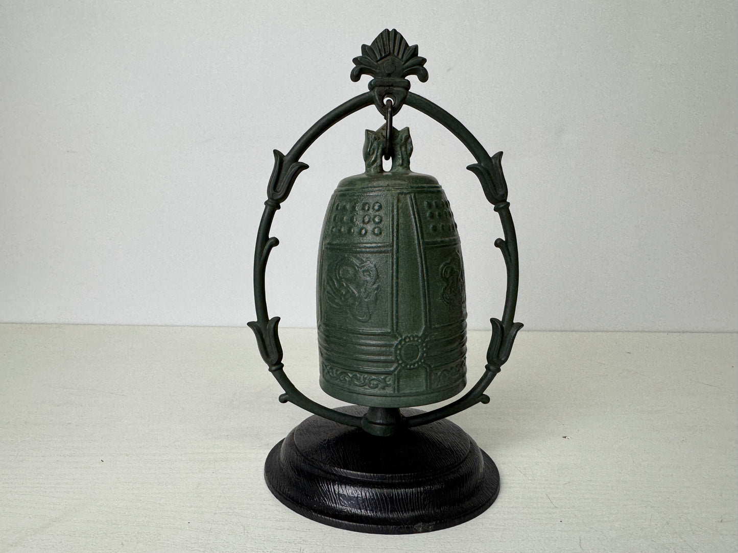 Y9383 Buddhist Altar Equipment metal small Bell Japan antique Buddhism tool