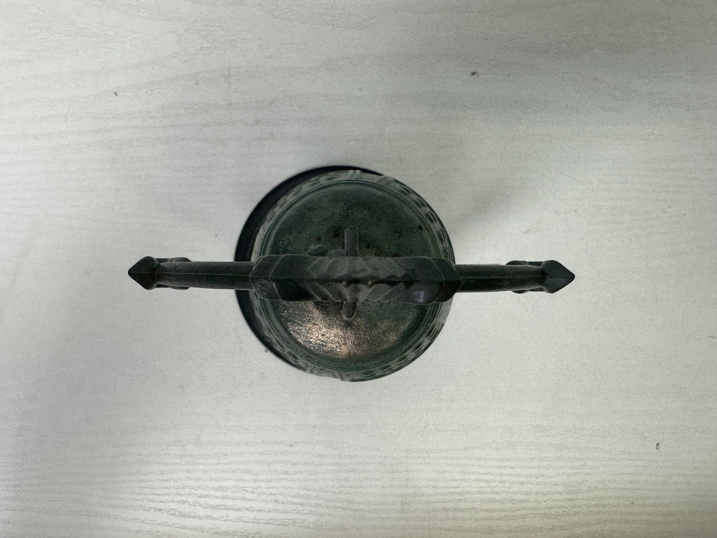 Y9383 Buddhist Altar Equipment metal small Bell Japan antique Buddhism tool