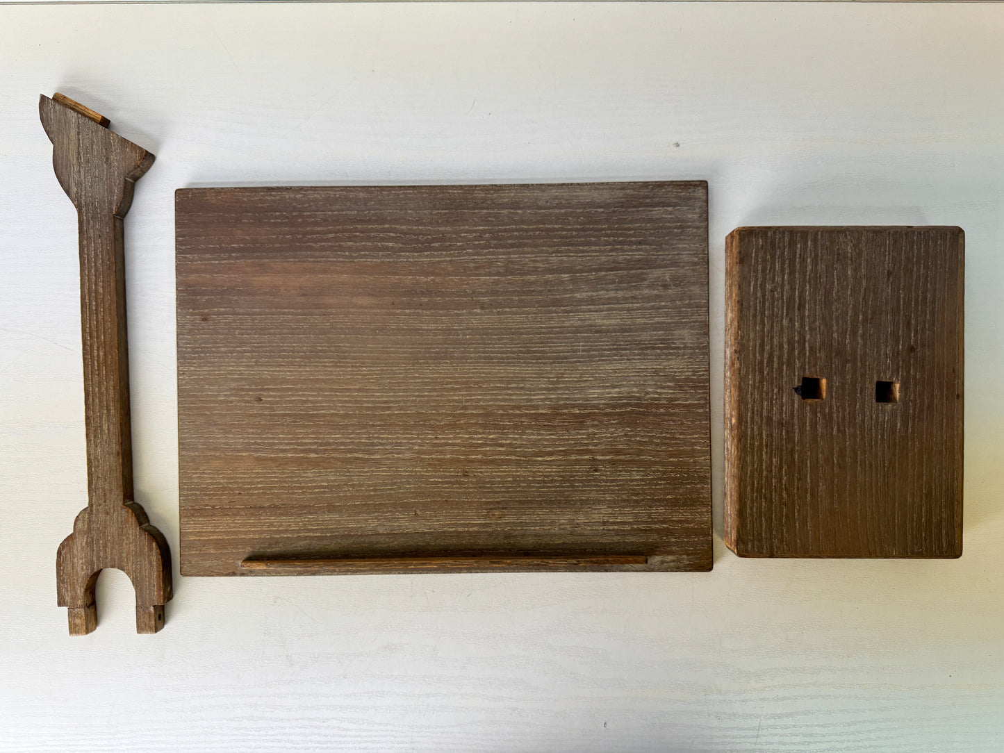 Y9419 STAND Paulownia wood sheet music shamisen Japan antique pedestal interior