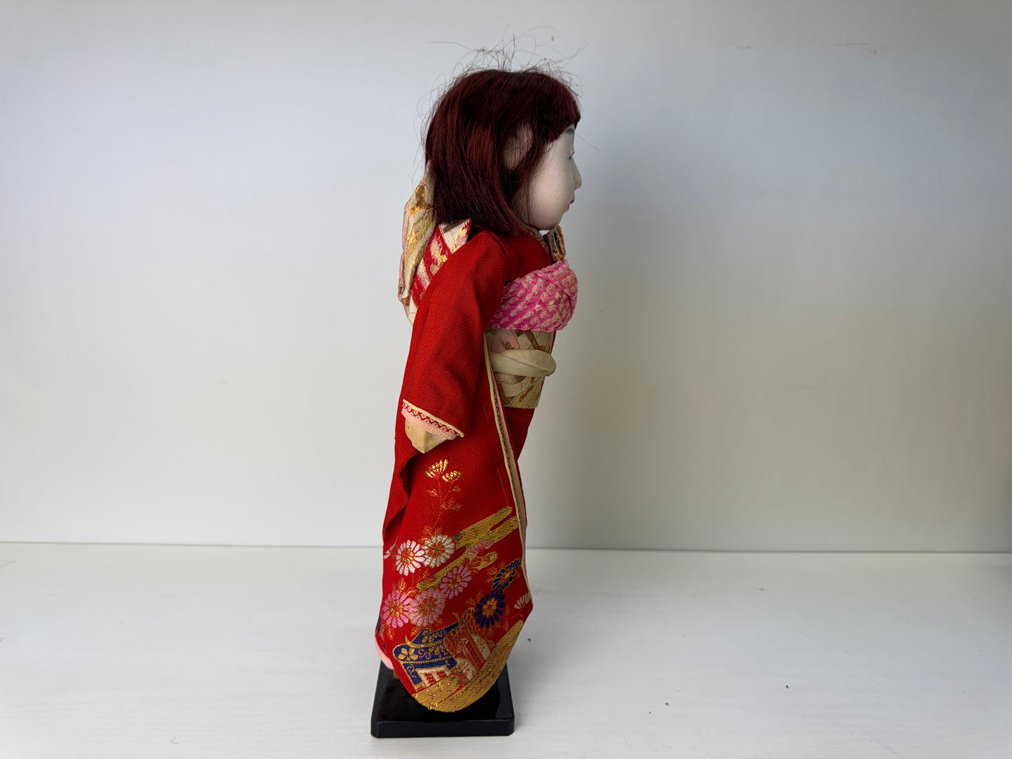 Y9424 NINGYO Japanese Ichimatsu doll kimono girl  Japan antique figure figurine