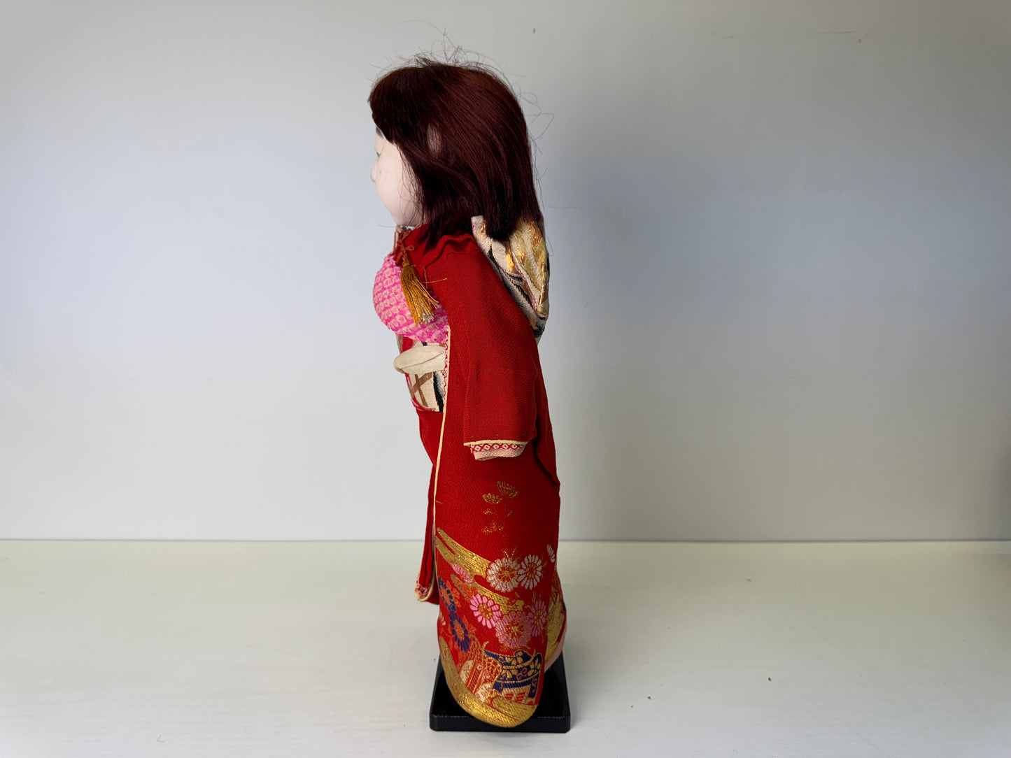 Y9424 NINGYO Japanese Ichimatsu doll kimono girl  Japan antique figure figurine