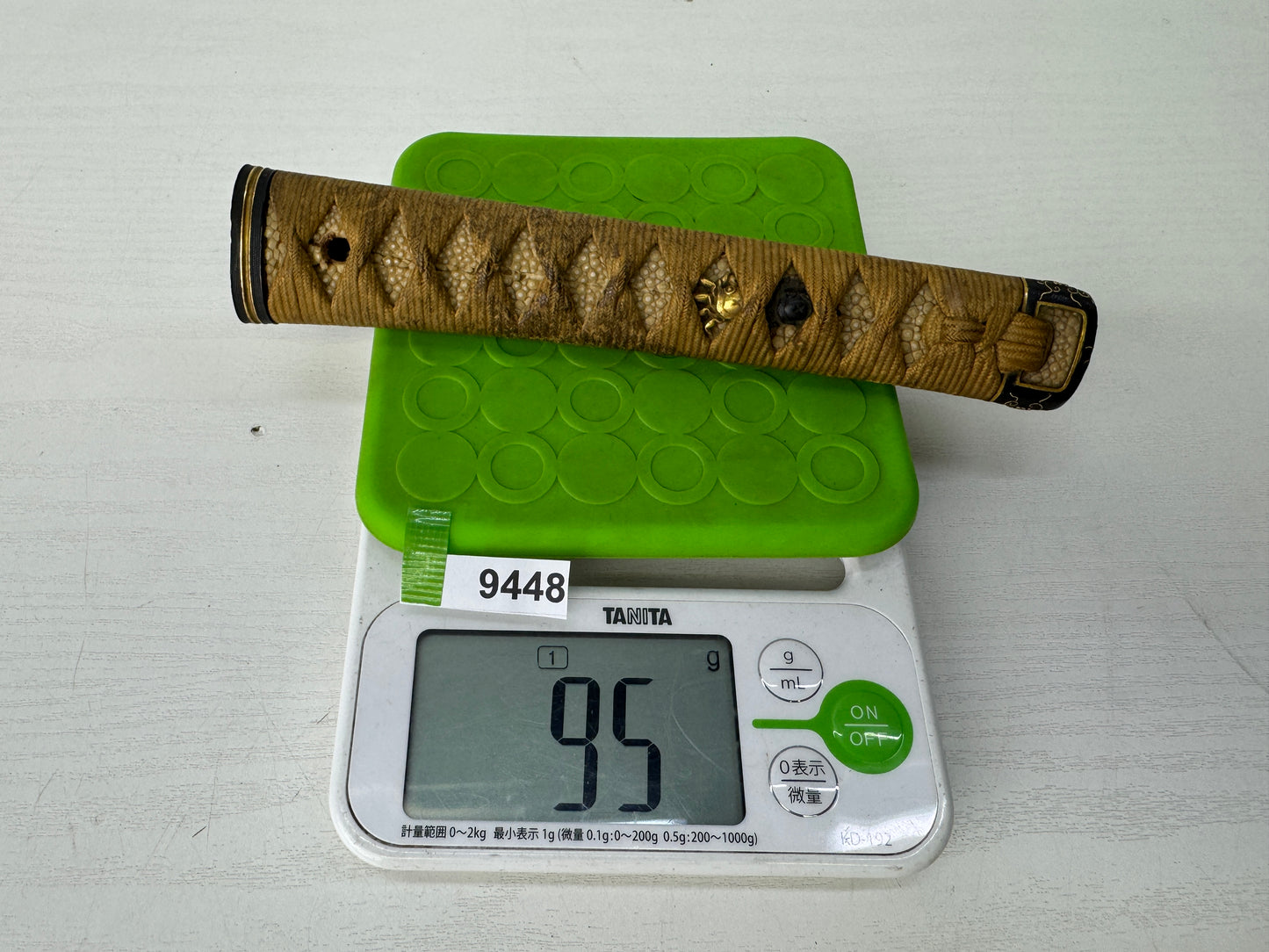 Y9448 TSUKA Long sword handle fittings Japan antique samurai katana koshirae