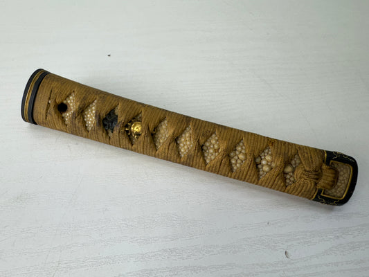 Y9448 TSUKA Long sword handle fittings Japan antique samurai katana koshirae