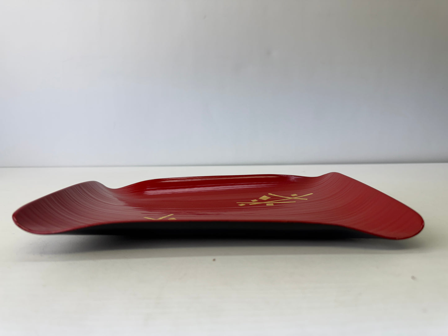 Y9456 DISH Zohiko Makie confectionery plate signed box Japan antique tableware