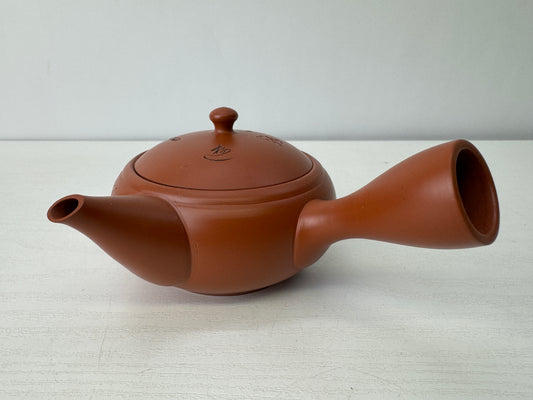 Y9459 KYUSU Tokoname-ware teapot pot signed Japan antique tea ceremony sencha