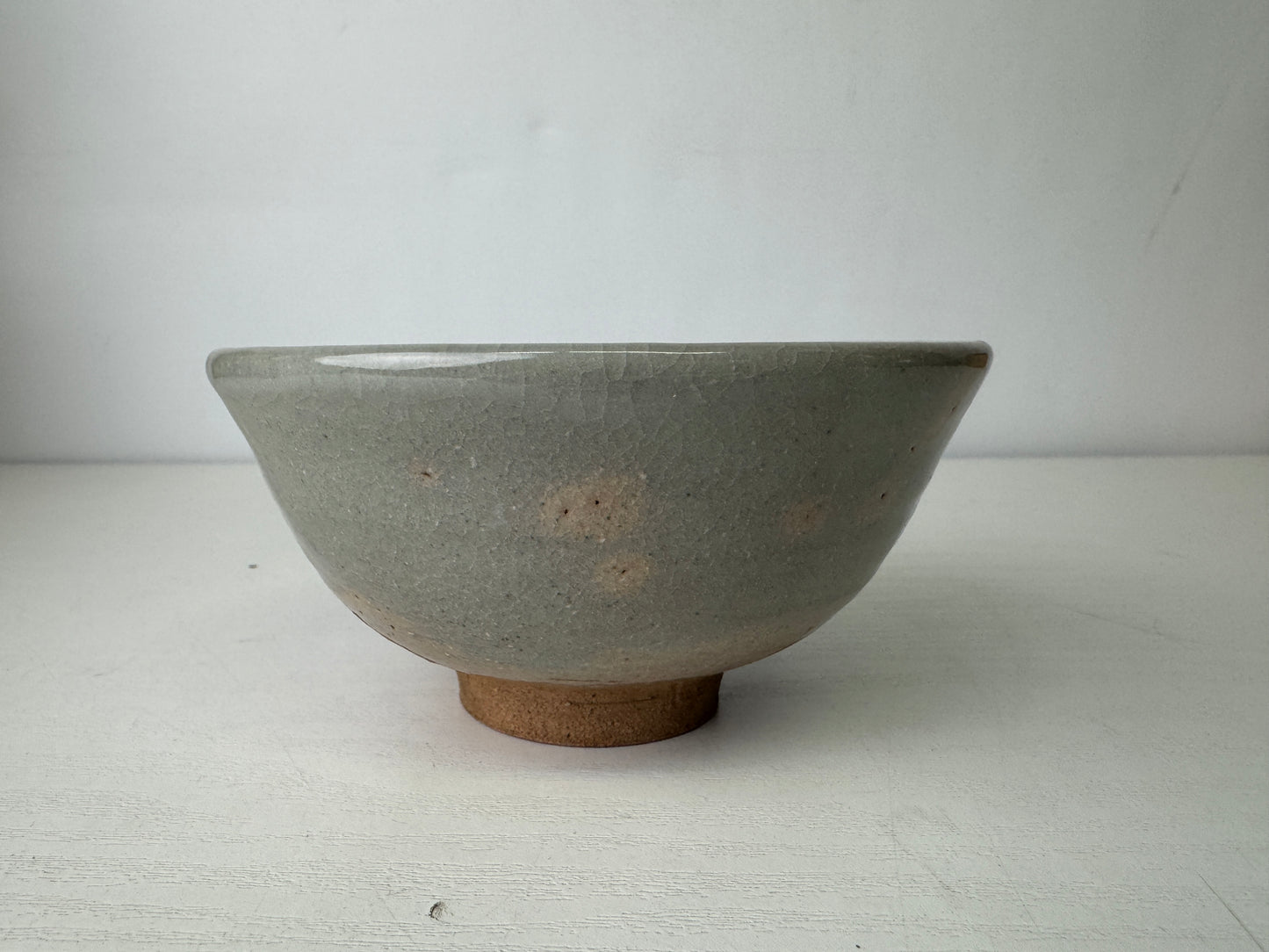 Y9462 CHAWAN Seto-ware bowl signed box Japan antique tea ceremony teacup cup