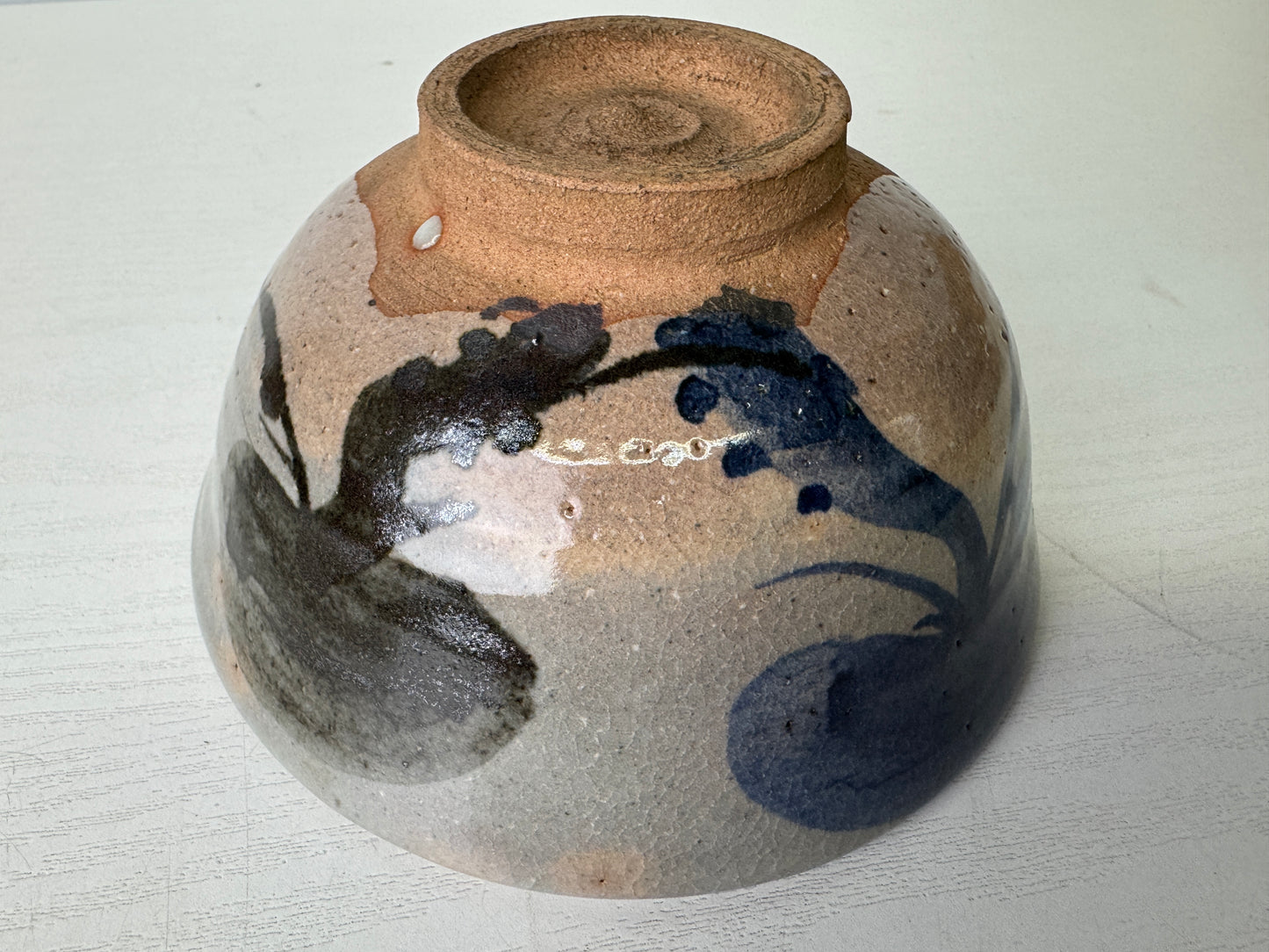 Y9462 CHAWAN Seto-ware bowl signed box Japan antique tea ceremony teacup cup