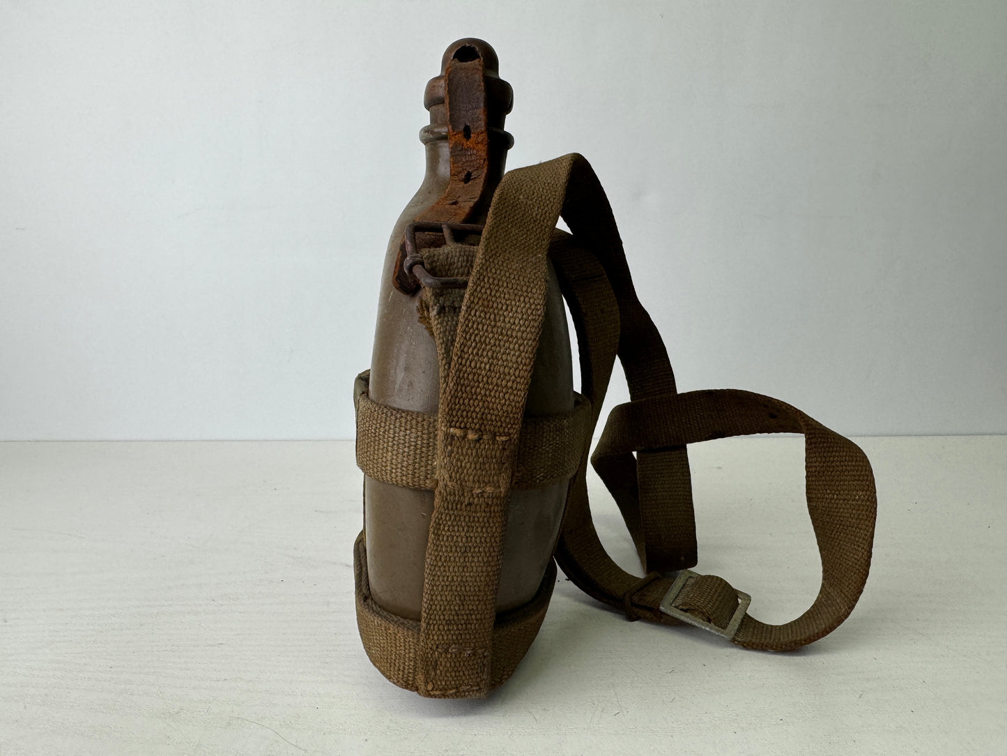 Y9487 Imperial Japan Army Water bottle wartime material Japanese WW2 vintage