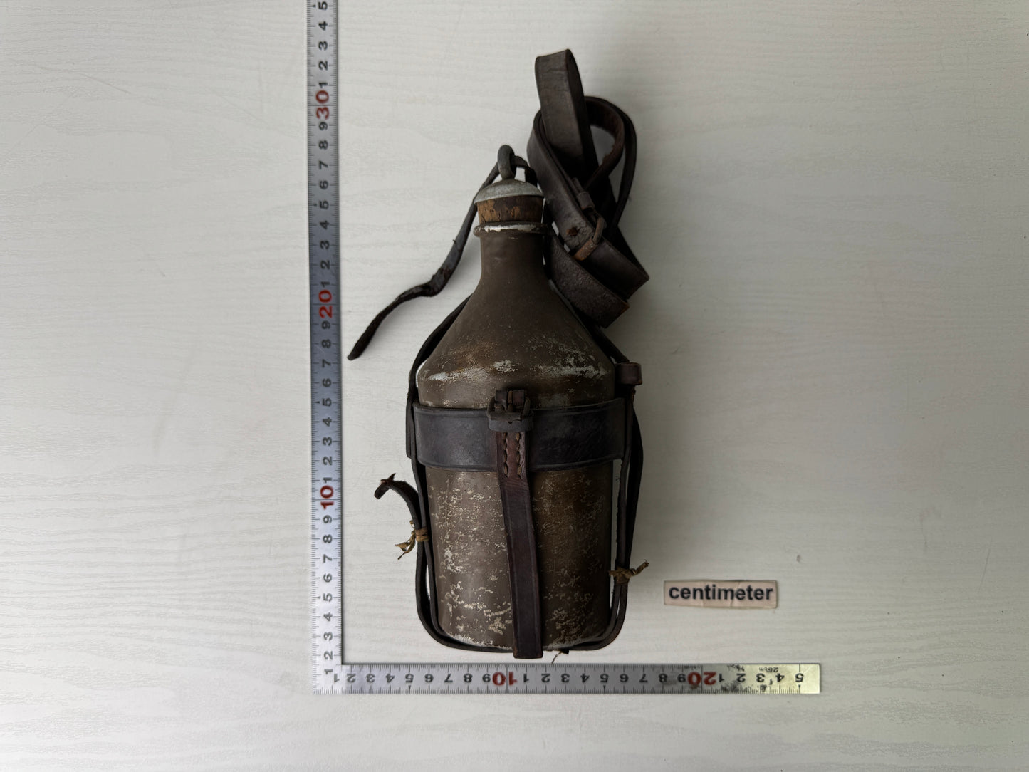 Y9488 Imperial Japan Army Water bottle wartime material Japanese WW2 vintage