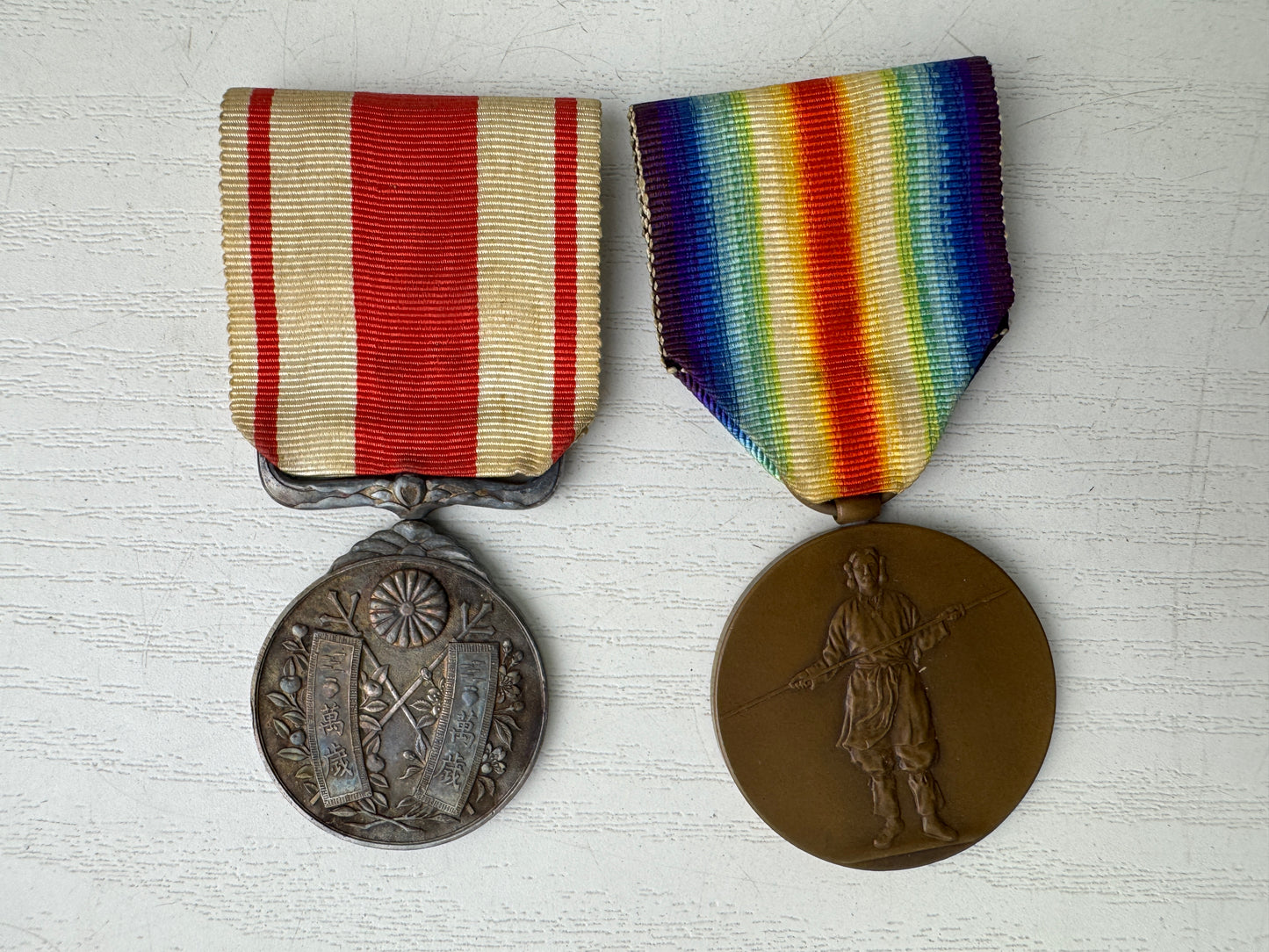 Y9489 KUNSHO Military Medals set of 4 Imperial Japan Army Japanese WW2 vintage