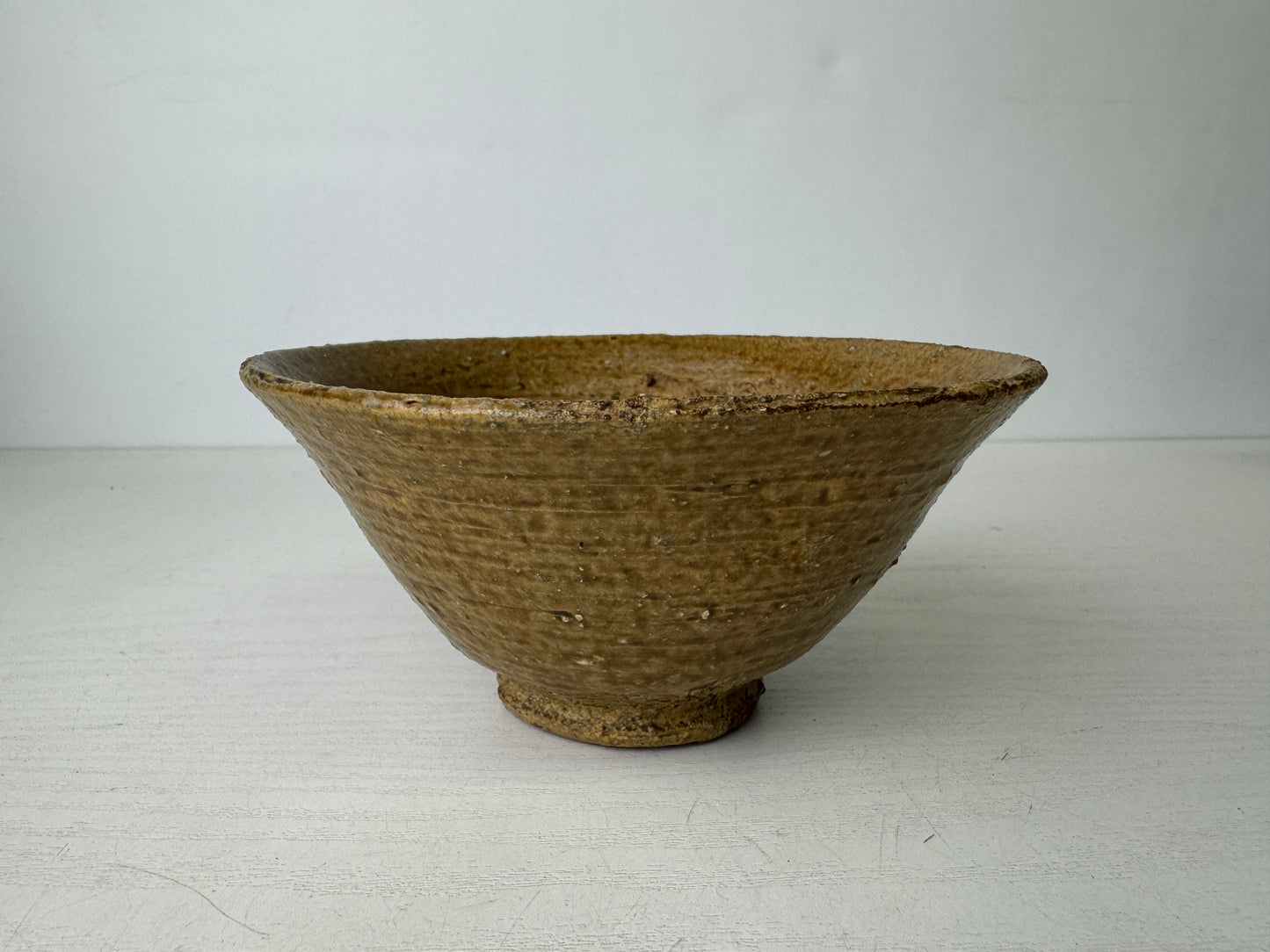 Y9494 CHAWAN Irabo bowl signed box Japan antique tea ceremony pottery cup teacup