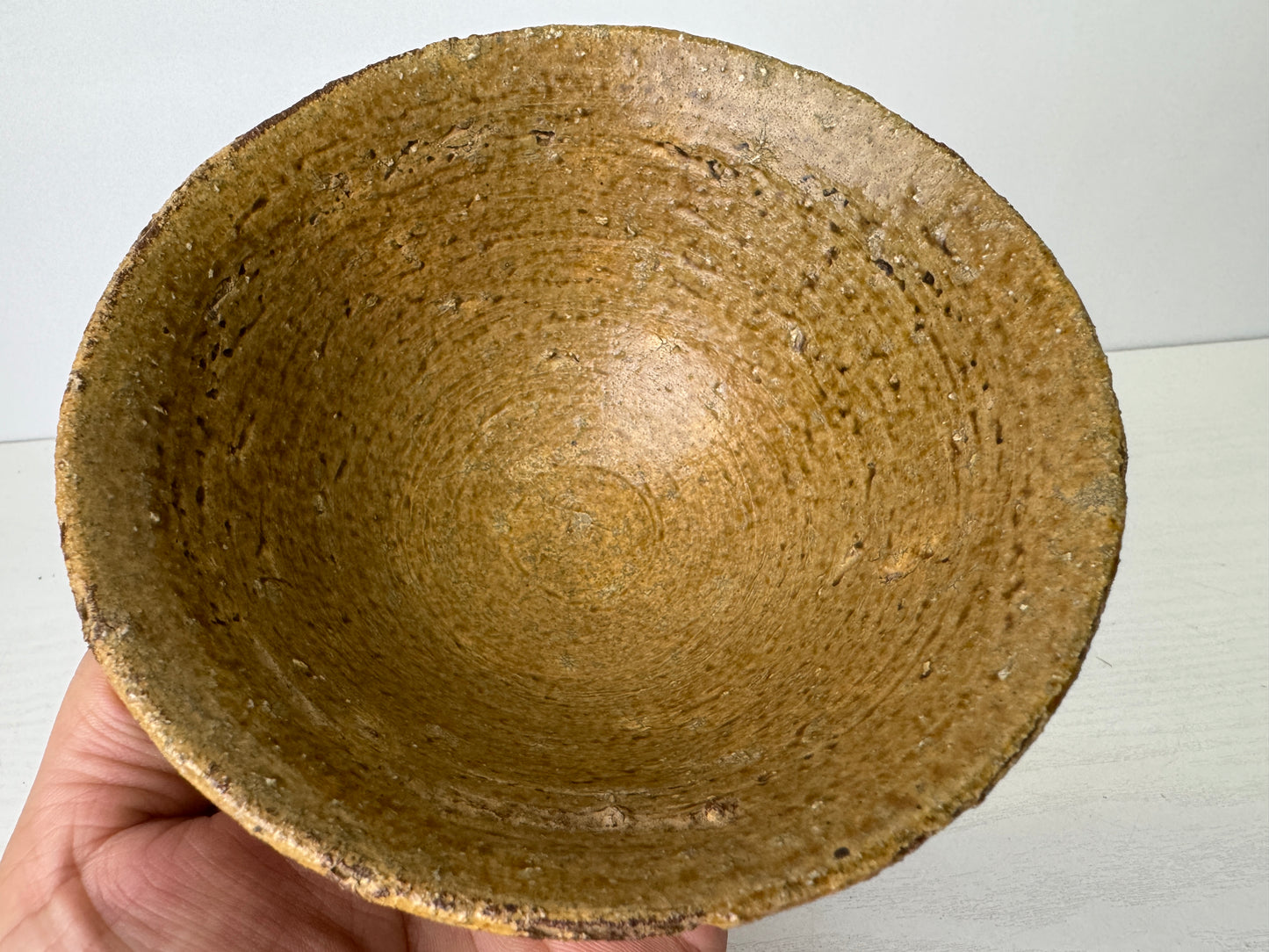 Y9494 CHAWAN Irabo bowl signed box Japan antique tea ceremony pottery cup teacup