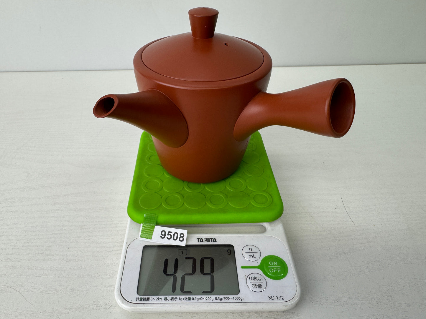 Y9508 KYUSU Tokoname-ware teapot pot signed Japan antique tea ceremony sencha