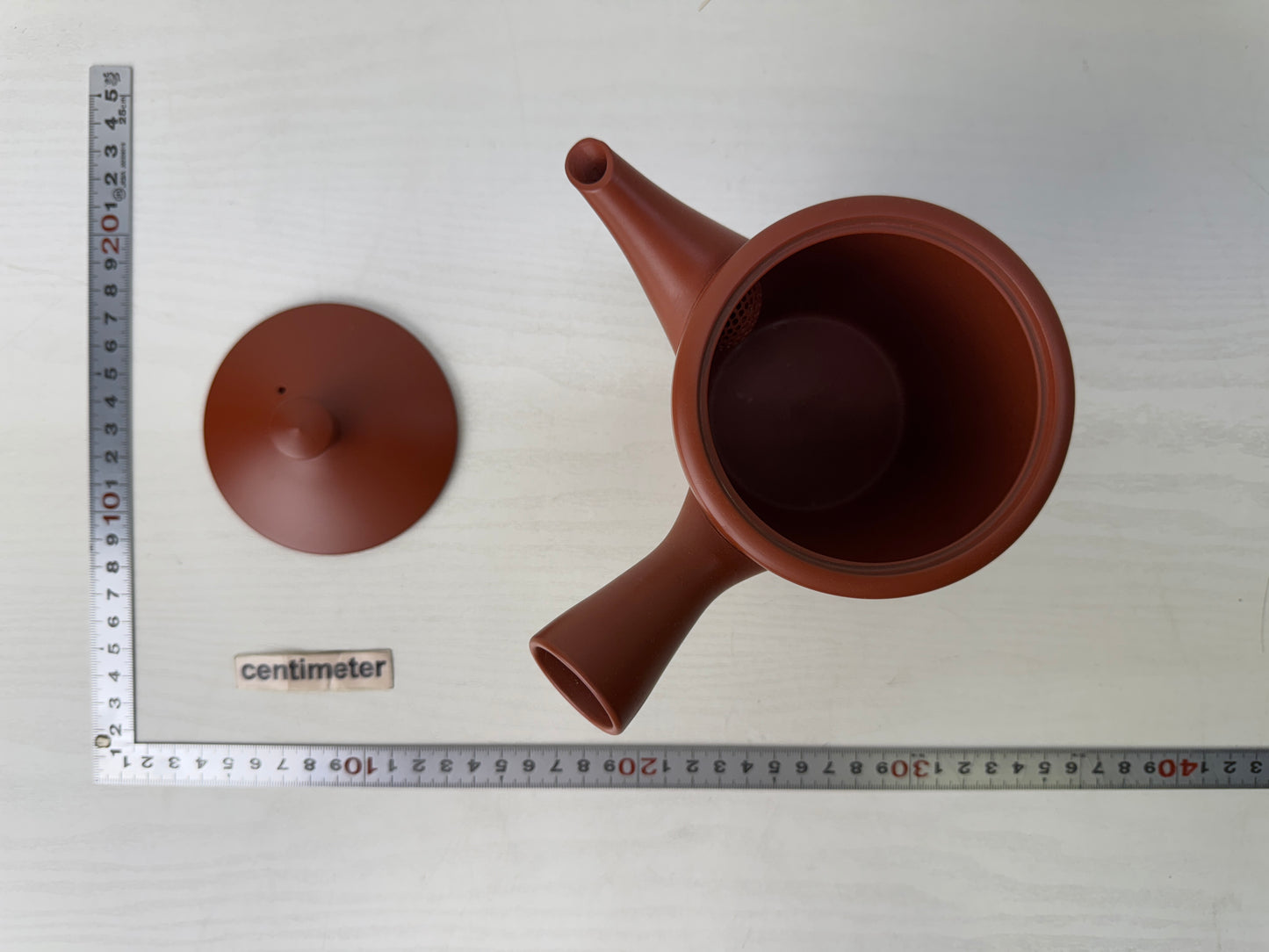 Y9508 KYUSU Tokoname-ware teapot pot signed Japan antique tea ceremony sencha