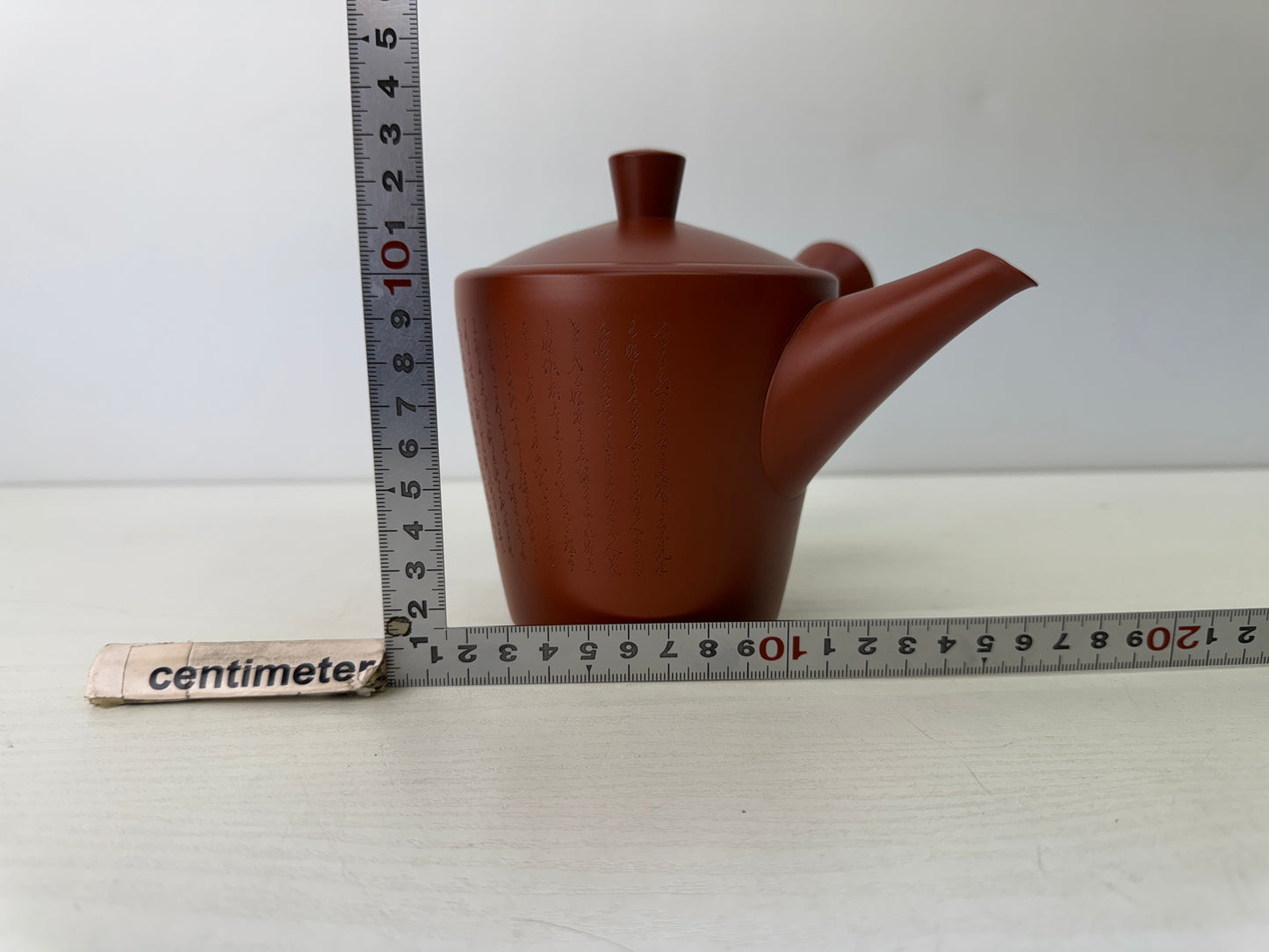 Y9508 KYUSU Tokoname-ware teapot pot signed Japan antique tea ceremony sencha