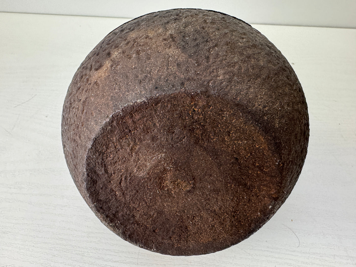 Y9511 TETSUBIN Iron kettle teapot signed box Japan antique tea ceremony sencha
